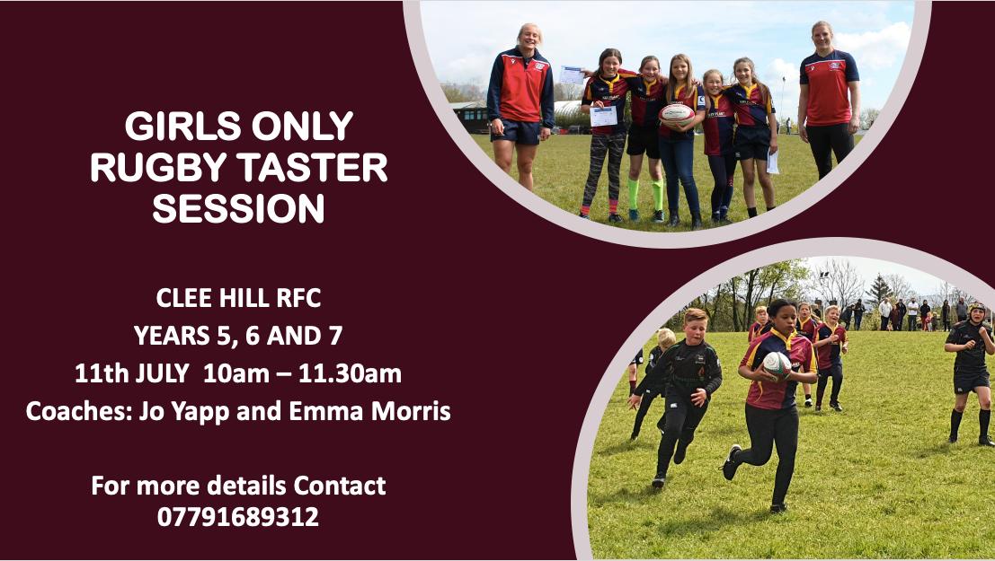 Girls rugby taster session